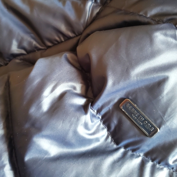 NWOT KENNETH COLE NY DOWN& FEATHERS Puffer JACKET w faux fur collar - Picture 14 of 15